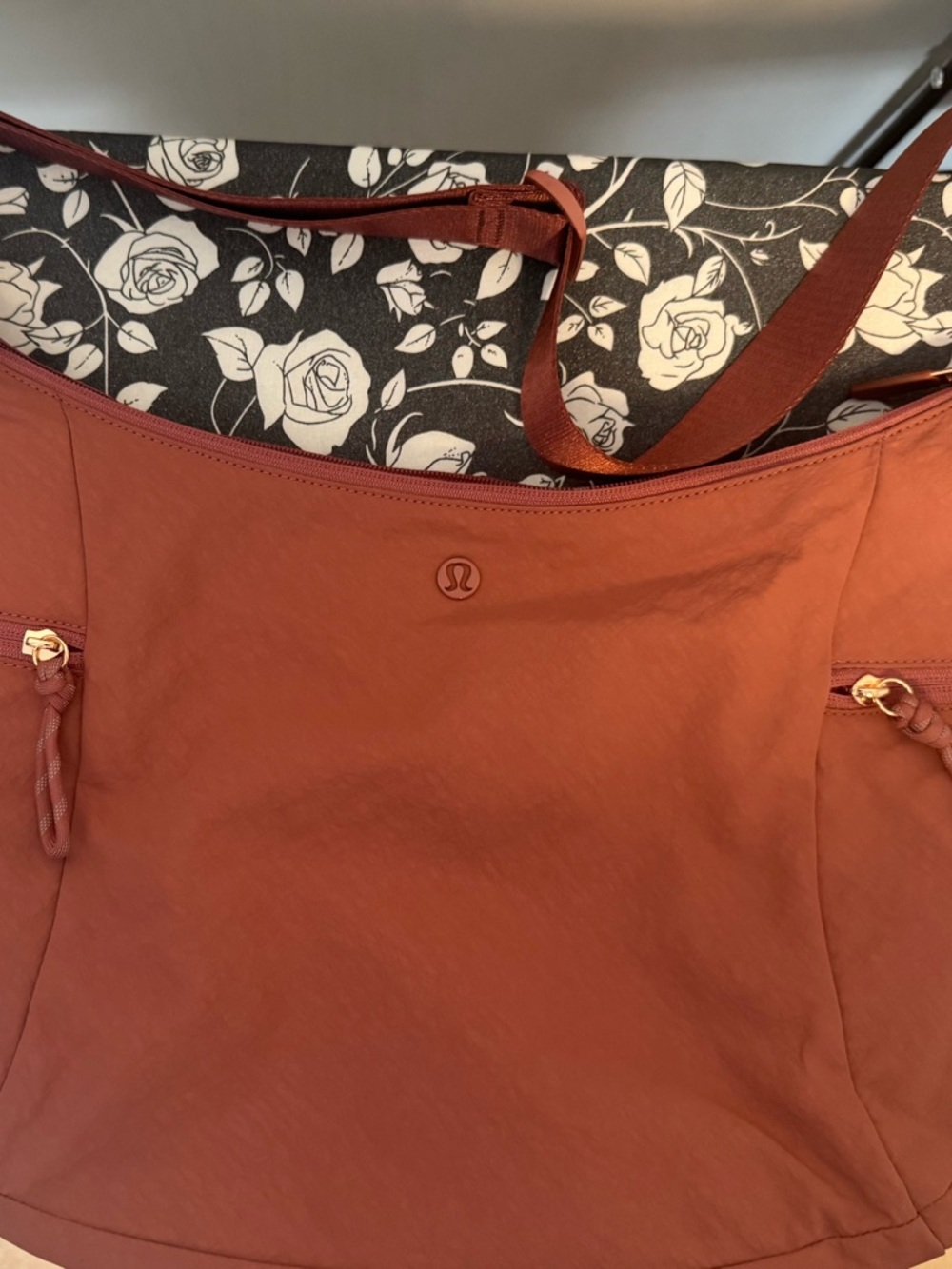 lululemon athletica Dusk Pink Large Slouchy Sling bag 13L